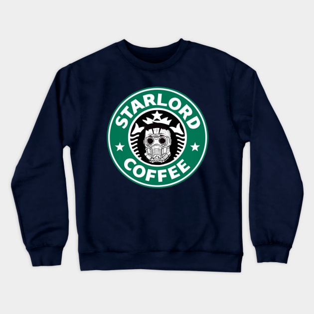 Starlord Coffee Crewneck Sweatshirt by DistractedGeek